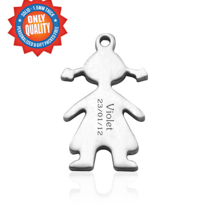 Solid Gold Children Charm - Dream Locket