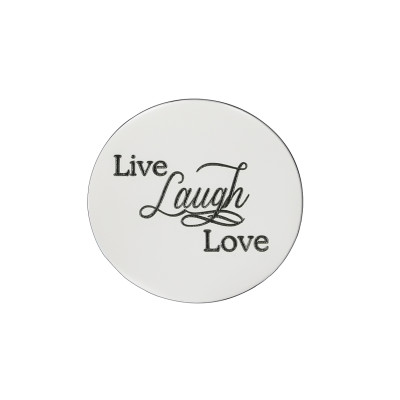 Solid Gold Live Laugh Love Disc - Dream Locket