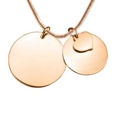 Personalised Mother Forever Necklace - 18CT Rose Gold