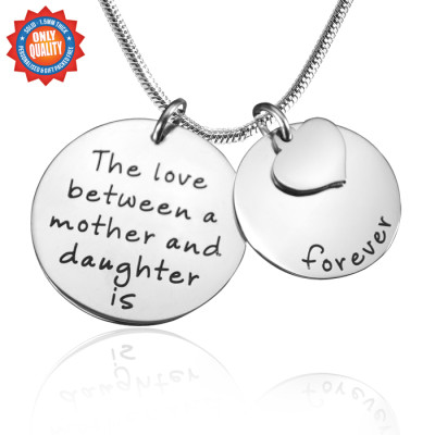 Solid Gold Mother Forever Name Necklace