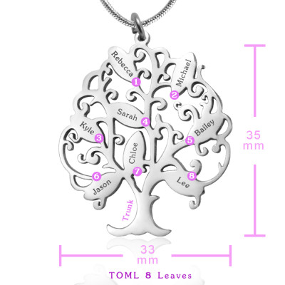 Solid Gold Tree of My Life Necklace 8 -