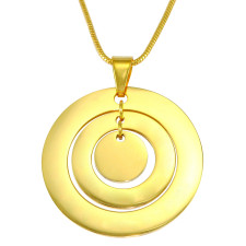 Crafting Your Circles: Gold Name Necklace's Artisan Journey