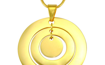 Crafting Your Circles: Gold Name Necklace's Artisan Journey