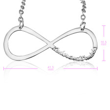 Infinity Love: Handcrafting Your 18ct White Gold Necklace