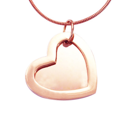 Personalised Love Forever Necklace - 18CT Rose Gold