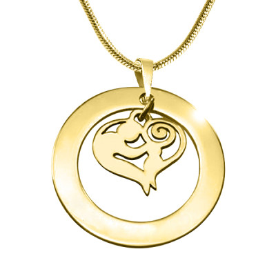 Personalised Mothers Love Necklace - 18CT Gold