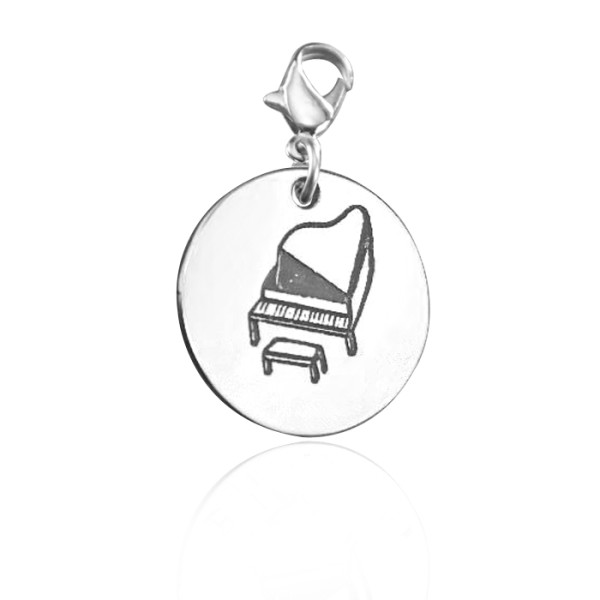 Solid Gold Piano Charm