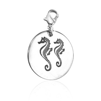 Solid Gold Seahorse Charm