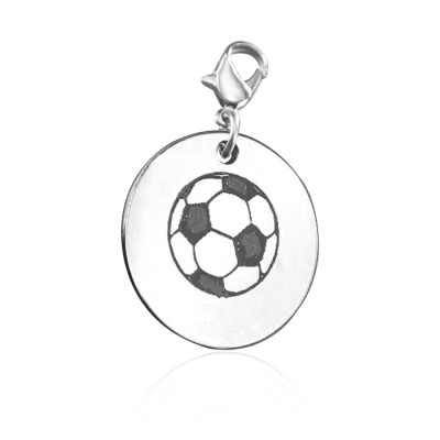 Solid Gold Soccer Ball Charm