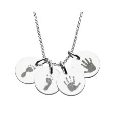 Gold Hand & Footprint Pendants: Cherish Memories in 18CT Gold Heirlooms