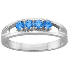 Crafting Our 1-6 Gemstone White Gold Rings