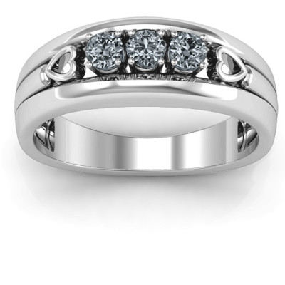 Devotion Solid White Gold Ring