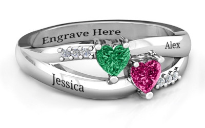 Your Everlasting Love Story: Crafting the Dual Hearts Ring