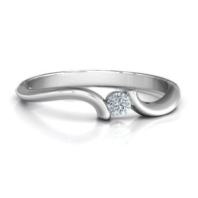 For Always Solid White Gold Ring
