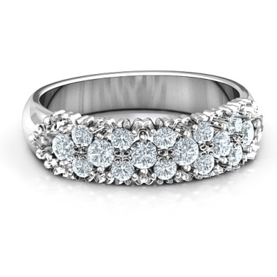 Loving in Color Solid White Gold Ring