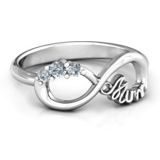 Mum's Infinite Love Ring: A Crafting Journey of 18ct White Gold