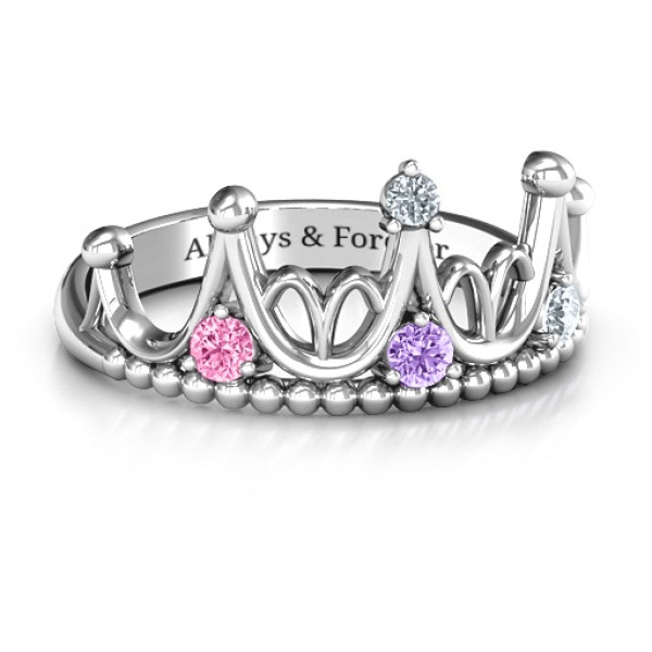 18CT White Gold Like A Dream Tiara Ring