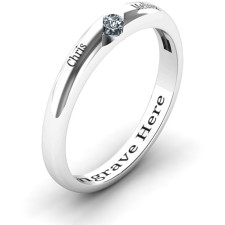 Your Story in Gold: The 18ct White Gold Reveal Ring