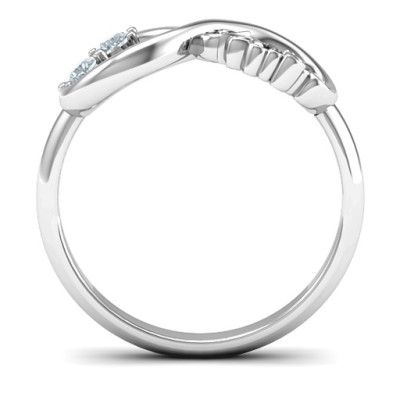 18CT White Gold Trust Infinity Ring