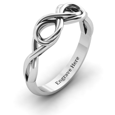 Wired for Love Infinity Solid Gold Ring
