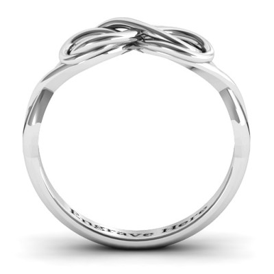 Wired for Love Infinity Solid Gold Ring