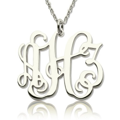 Solid Gold Taylor Swift Monogram Necklace