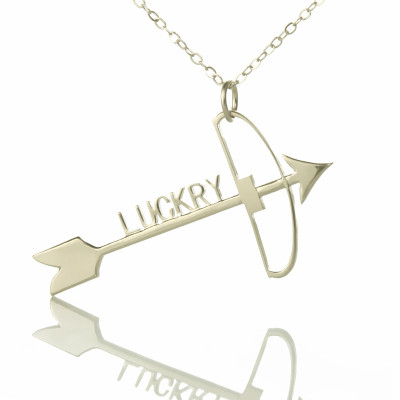 Solid Gold Arrow Cross Name Name Necklace s Pendant Name Necklace