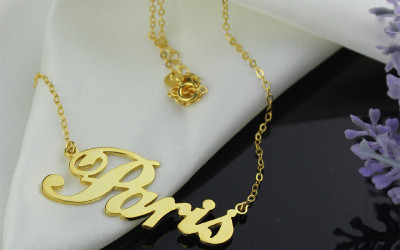 Your Name in Gold: Crafting the Iconic Paris Hilton Style!