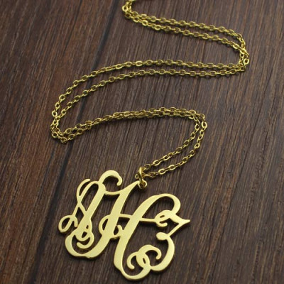 Taylor Swift Monogram Necklace - 18CT Gold
