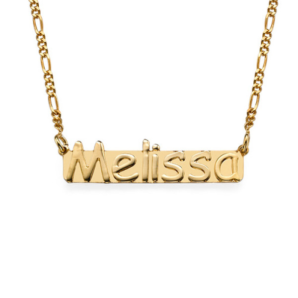 18k Gold 18CT Gold Name Necklace