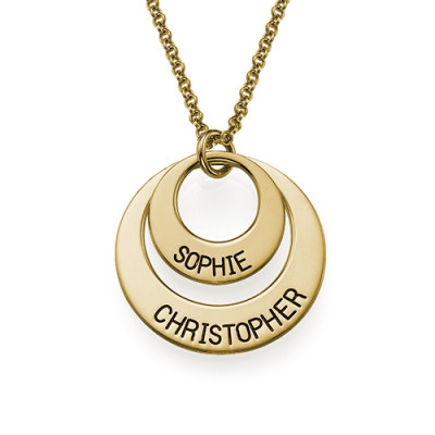 Solid Gold Jewellery for Mums - Disc Necklace