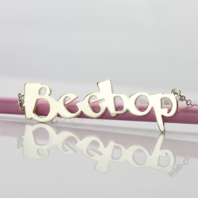 Solid Gold Letter Name Necklace