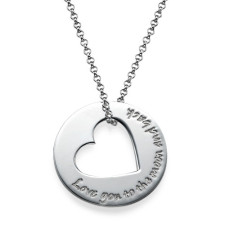 Your Love, Engraved: Crafting the 18ct Gold Heart Necklace