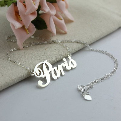 Custom Name Necklace 18CT Gold "Paris"