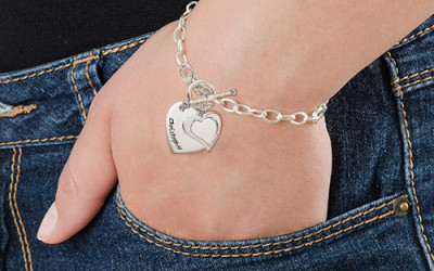 Crafting Stories: Your 18ct Gold Double Heart Charm Bracelet