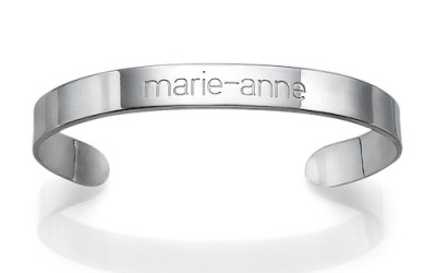 Crafting Your Story: The New White Gold Engraved Cuff