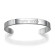 Crafting Your Story: The New White Gold Engraved Cuff