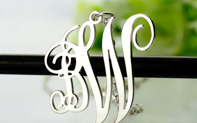 Crafting Your Story: White Gold Birthstone Monogram Necklaces at GNN