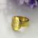 Your Golden Story: Crafting the Monogram Initial Ring