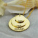 18ct Gold Disc Name Necklace for Mom | Personalized Kids' Names