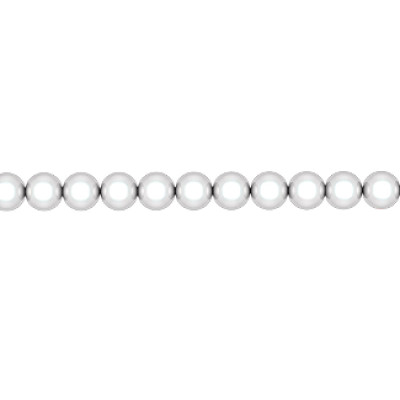 18CT White Gold Freshwater Pearl Bracelet with Clasp