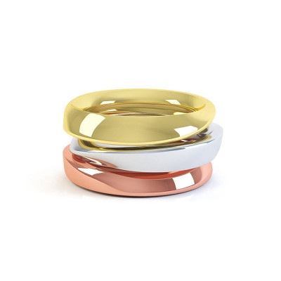 Eternal Twist Solid Gold Ring