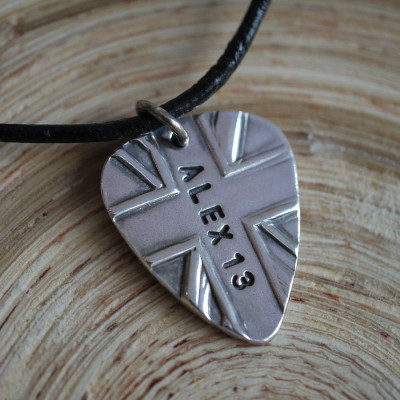 Solid Gold Union Jack Plectrum