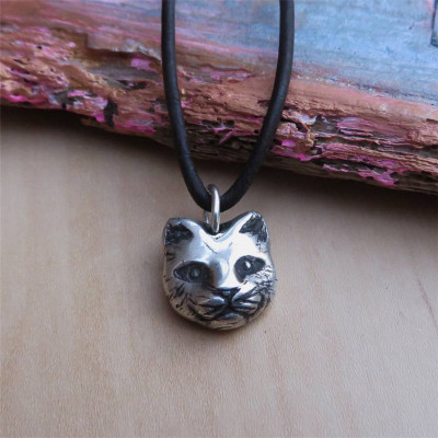 Solid Gold Soul Cat Necklace