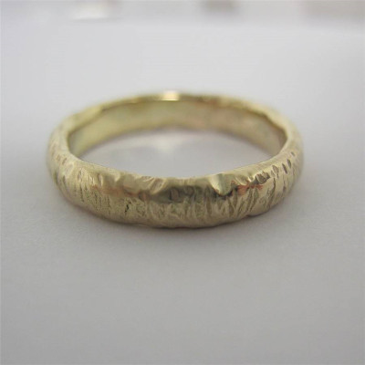 18CT Gold Organic Ring