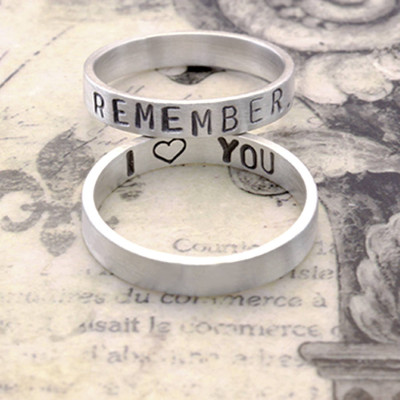 Remember… Your Story Solid Gold Ring
