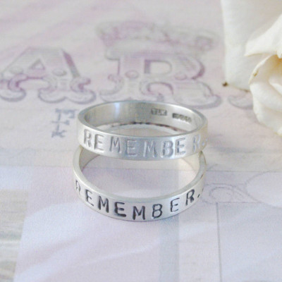 Remember… Your Story Solid Gold Ring