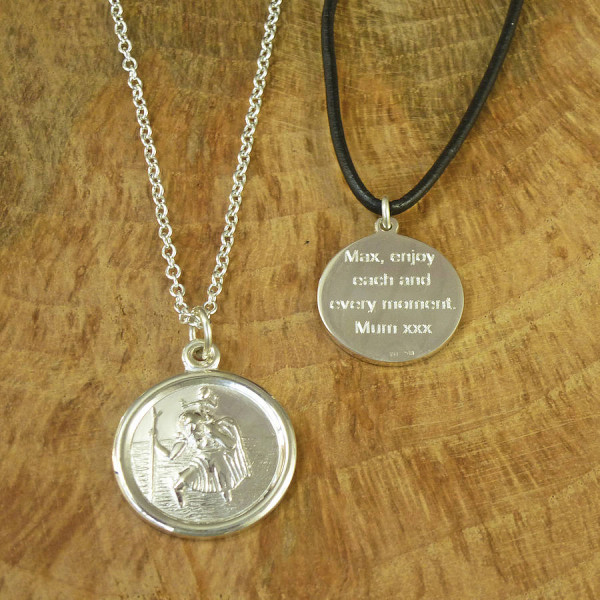 St Christopher 18CT Gold Necklace