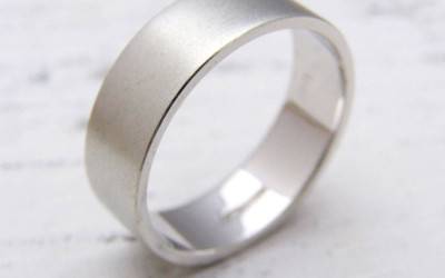 Crafting Forever: Your Personalised White Gold Wedding Ring
