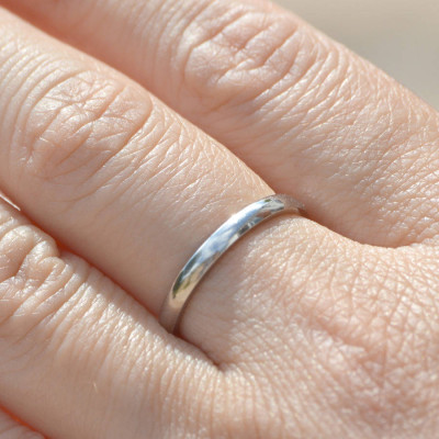 18CT White Gold Wedding Band Wedding Ring